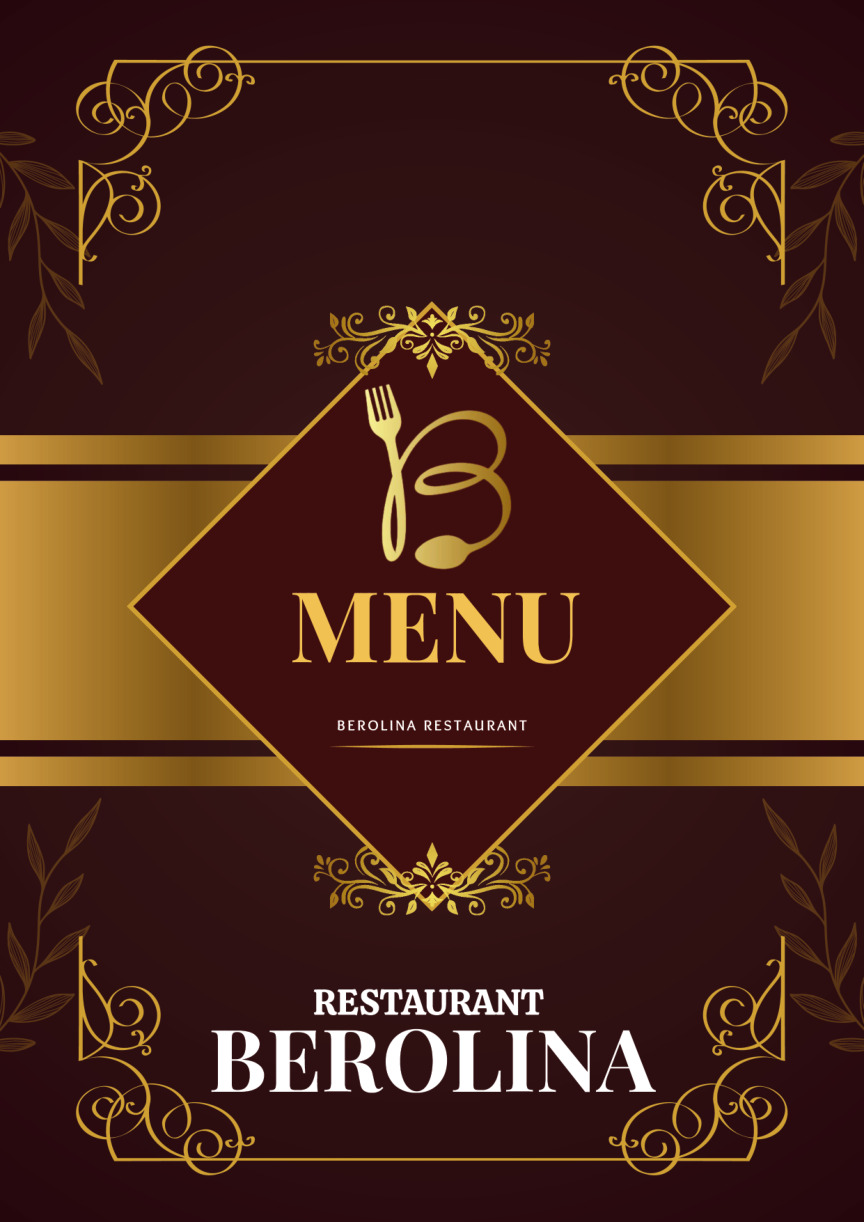 English menu page 1