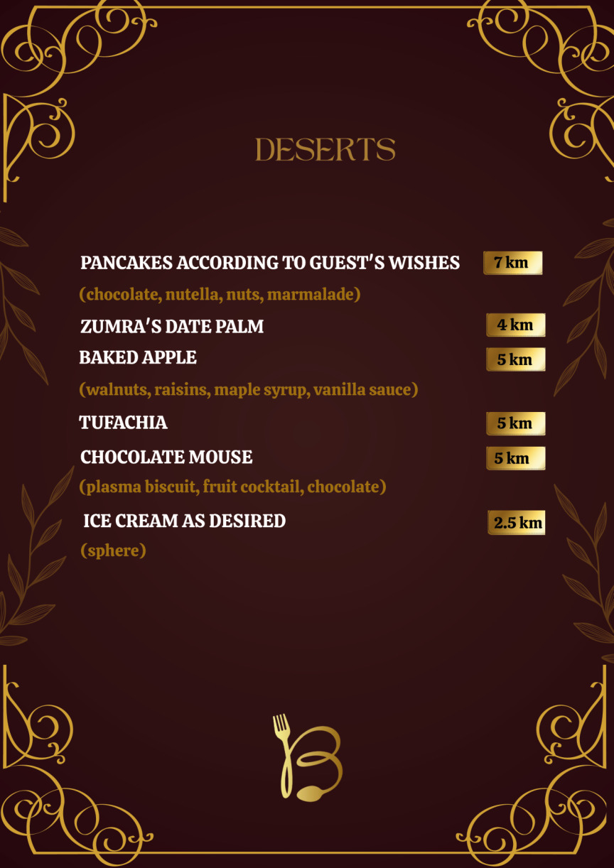 English menu page 10
