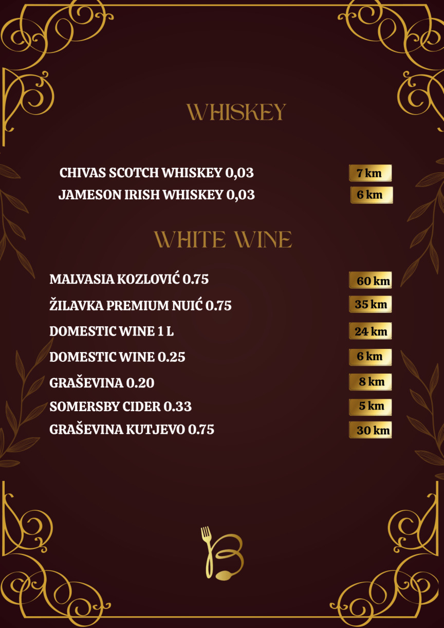 English menu page 17